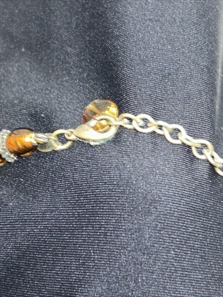 vintage stone pendant necklace
