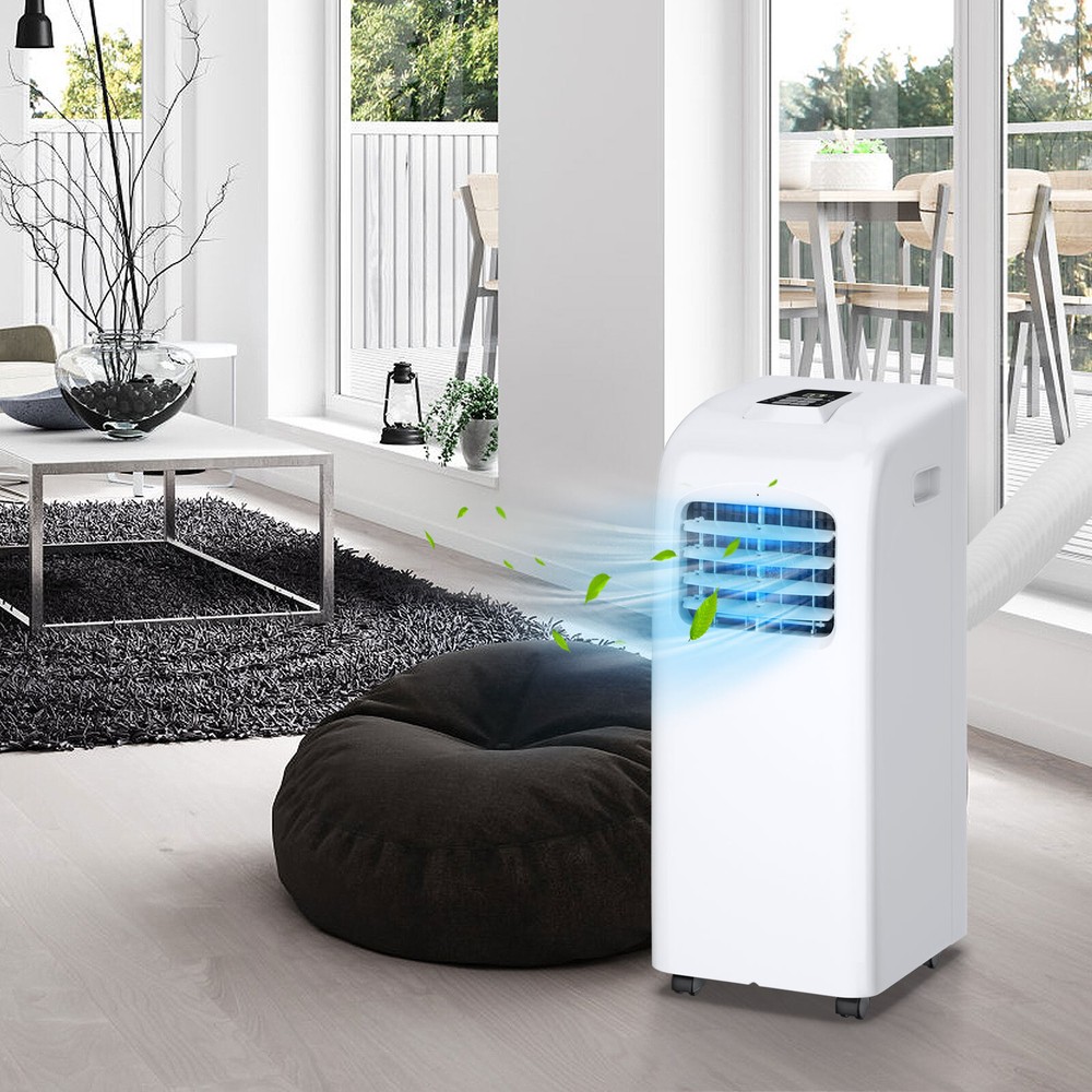 8000 BTU Portable Air Conditioner & Dehumidifier Function Remote w/ Window Kit