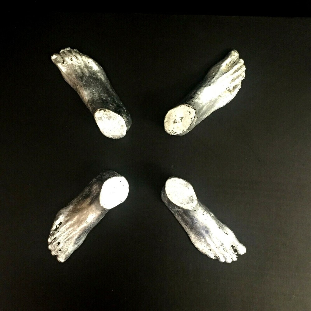 Podiatrist Foot Silver Candle Holder