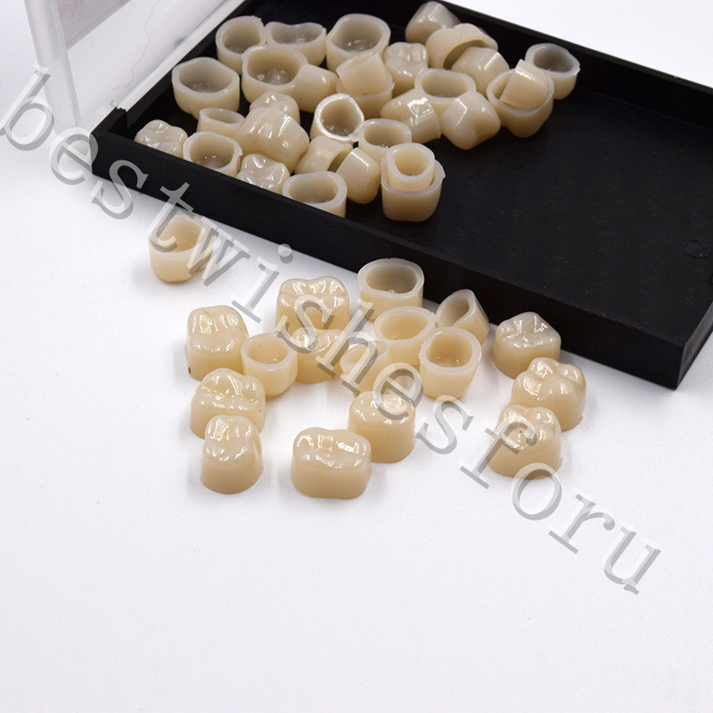 2 Box Dental Temporary Crown Veneers Material Anterior Front + Back Molar Teeth