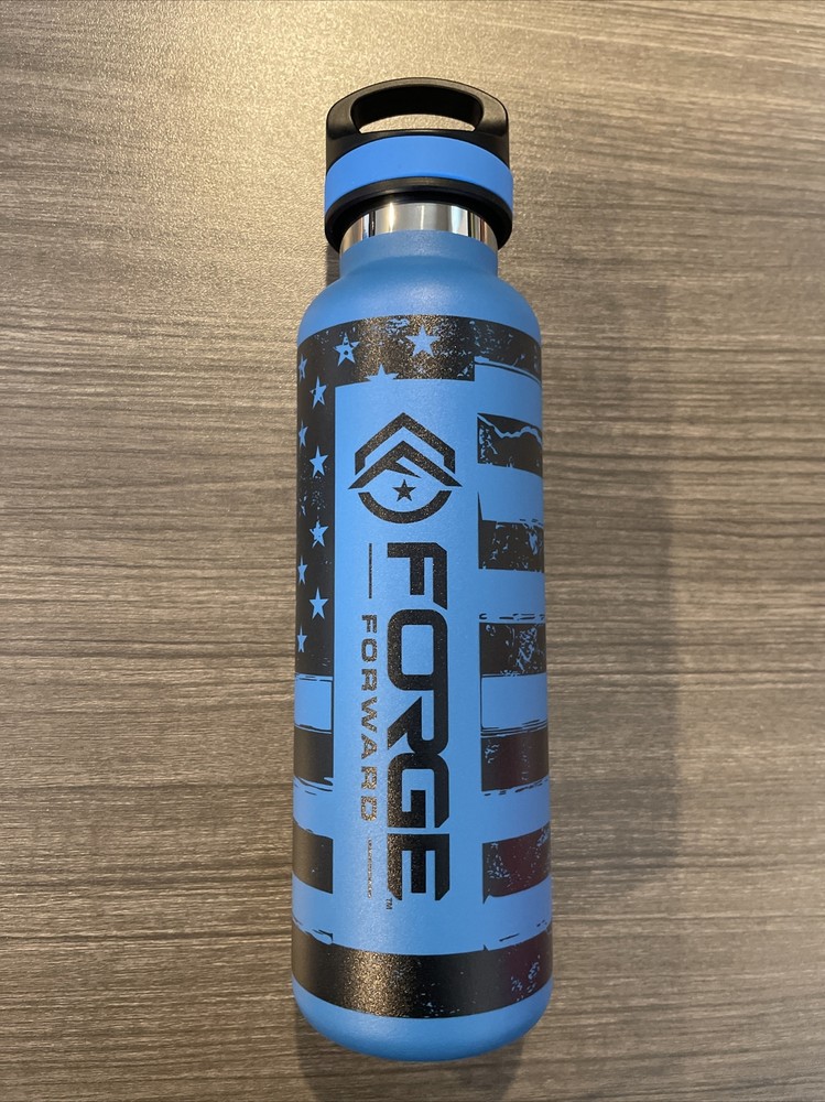 FORGE FORWARD Tundra 20 oz. Bottle. Blue
