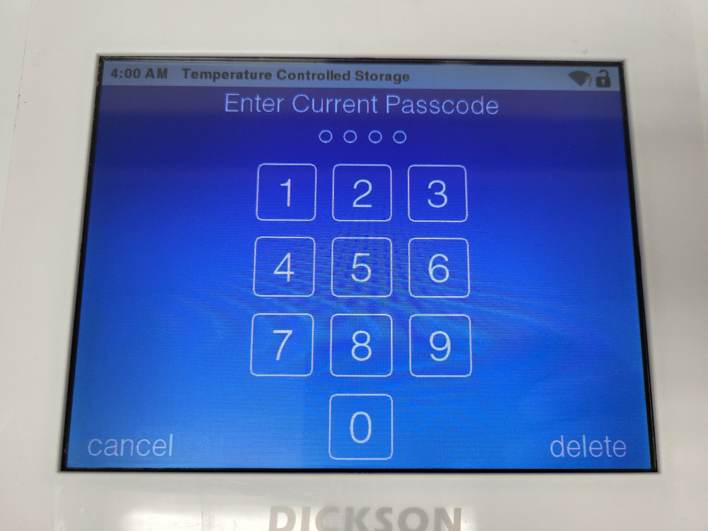 Dickson TWP DicksonOne Touch 8" Data Logger, PoE, No Sensor Parts (Powers On)