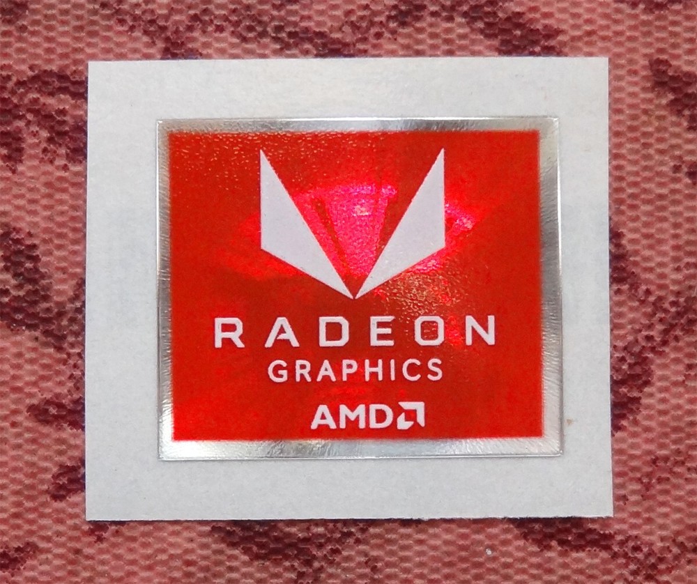 AMD Radeon Graphics Sticker 18x 20mm OEM Case Badge