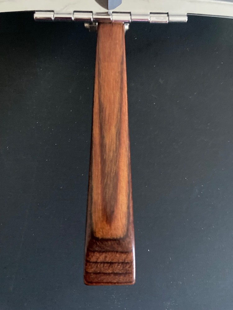 Vintage Ironware Warming Serving Pan Dish with Hinged Lid Wood Handle