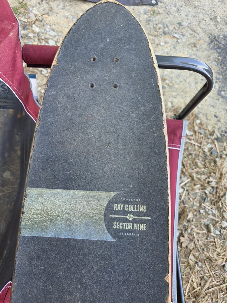 Ray Collins Sector 9 Board Only Wood Deck Used NICE