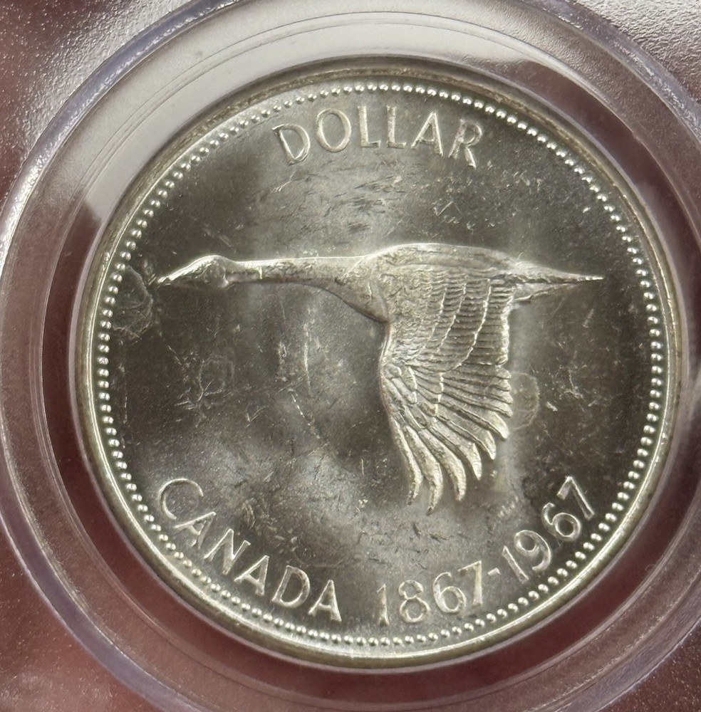 1967 Canada S$1 Silver PCGS MS 62 #3078