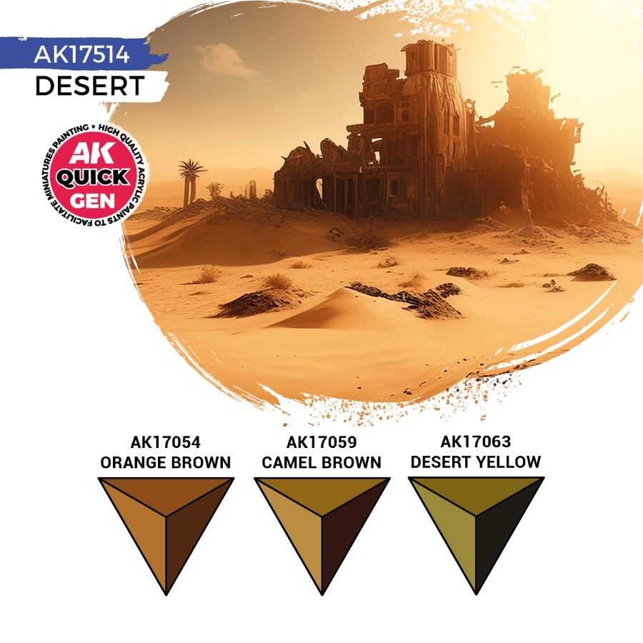 AK Interactive: Desert - QUICK GEN Set - AK17514