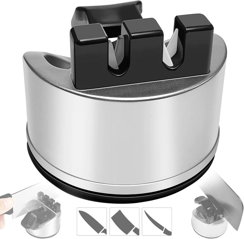 Kitchen Knife Scissors Sharpener Sharpening Tool for Straight & Serrated Knives.