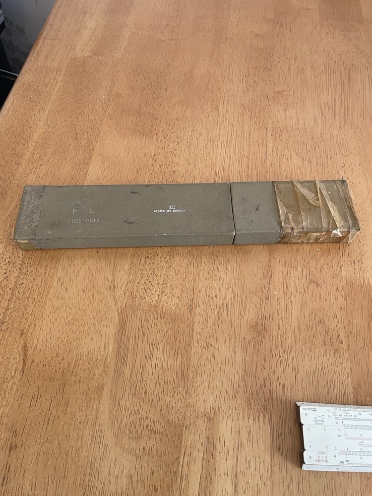 PIC Vintage Slide Rule In Box