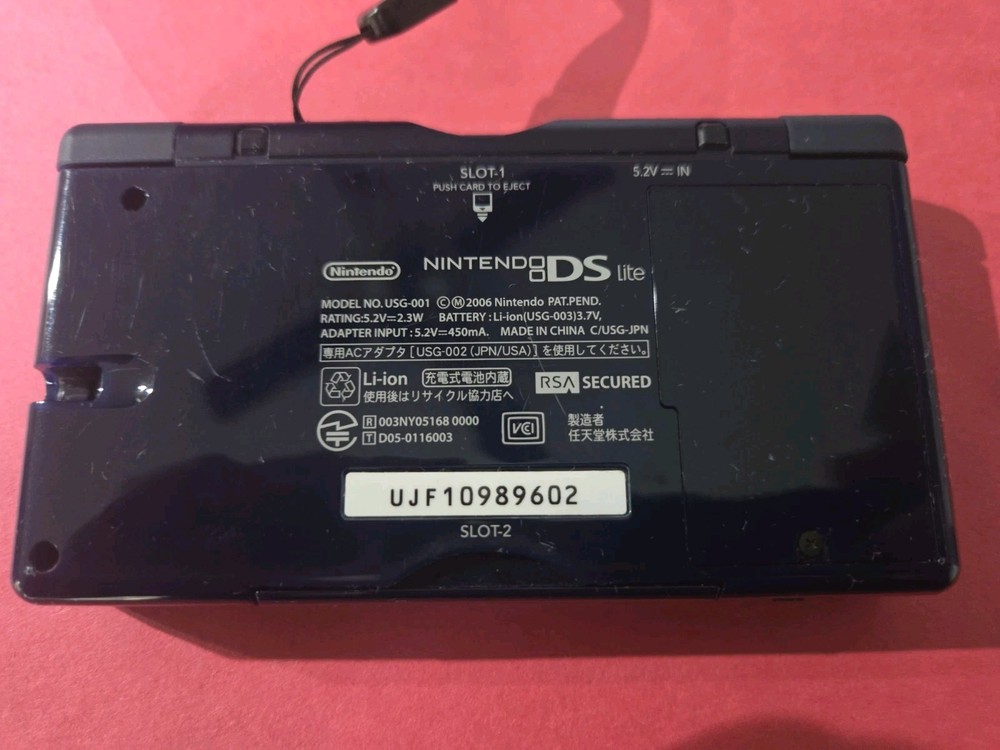 Nintendo DSi Launch Edition Metallic Blue Handheld System