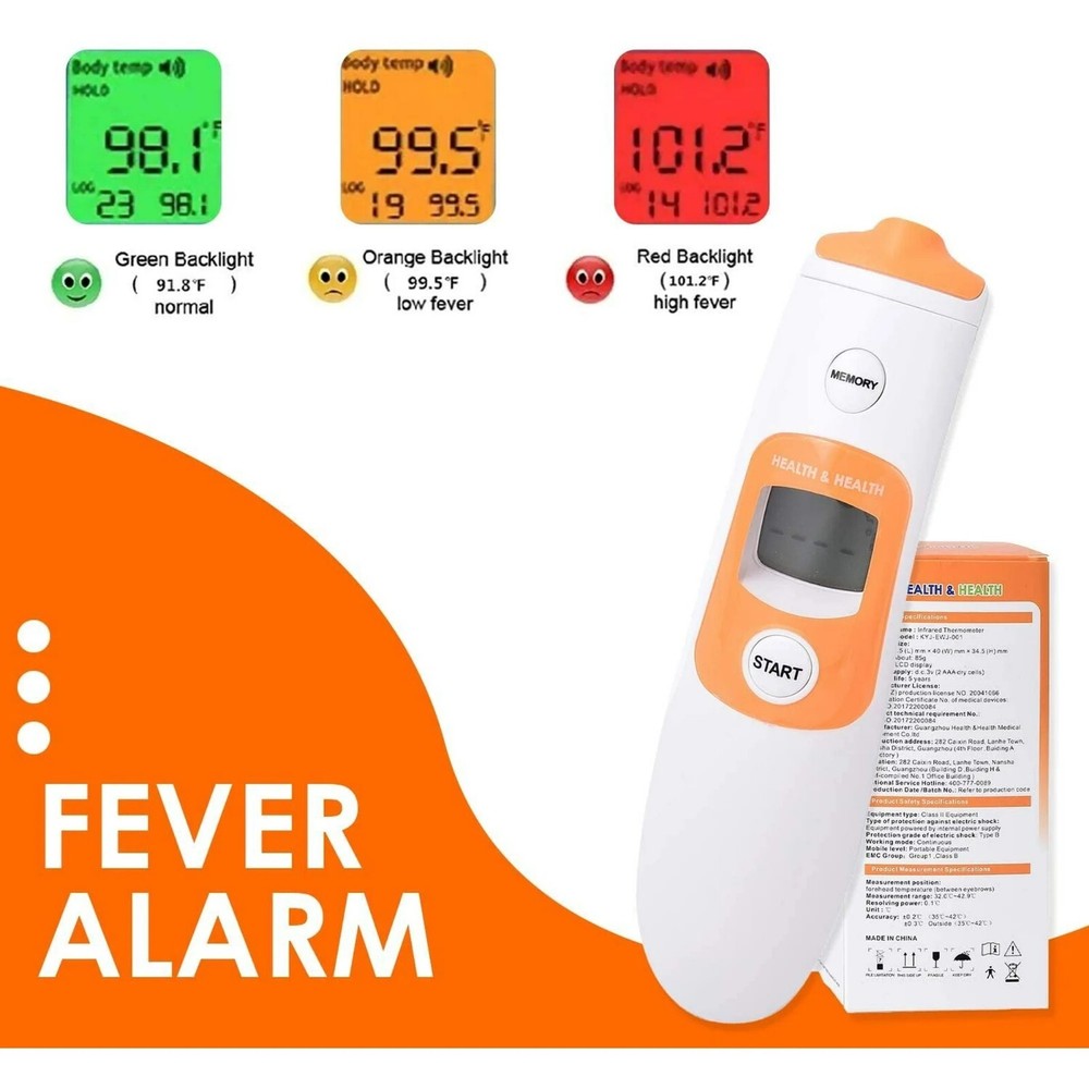 Infrared thermometer gun