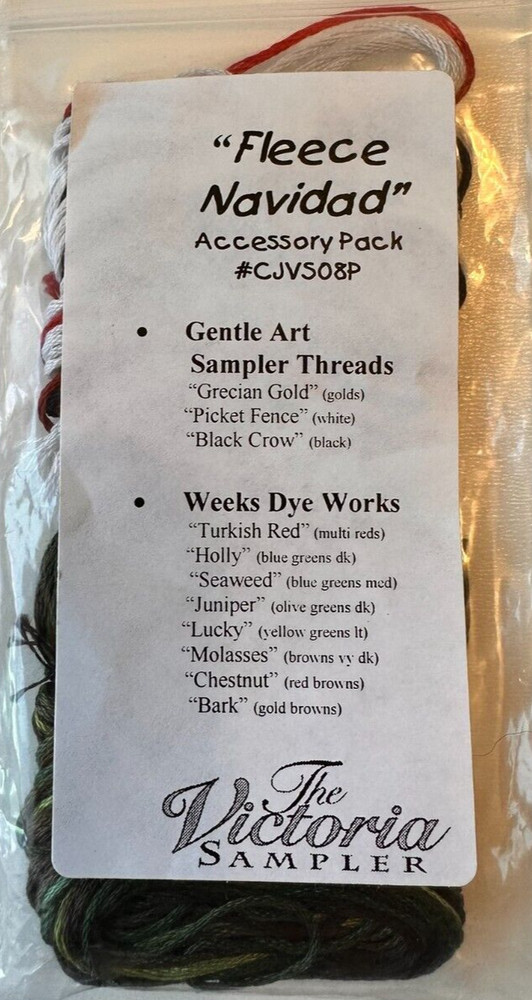 "Fleece Navidad" accessory pack The Victoria Sampler  # CJVS08P