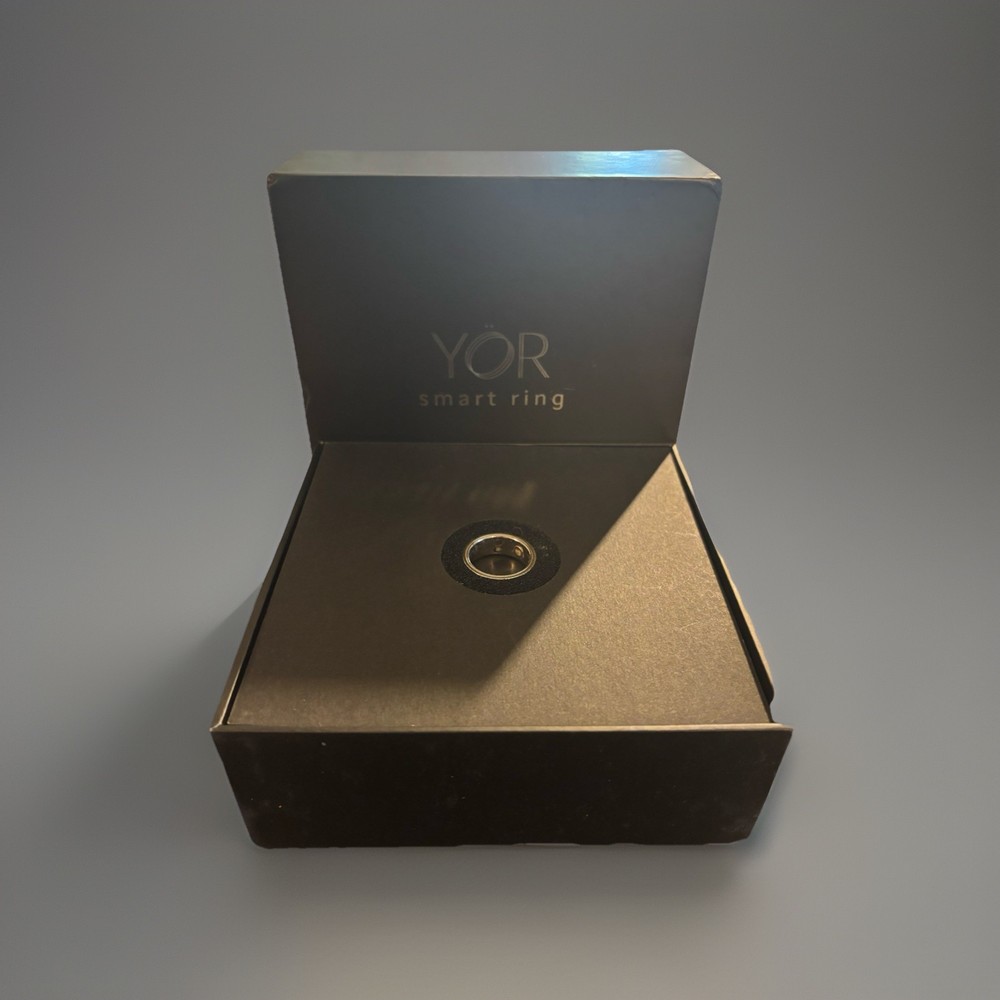 YOR Smart Ring by LetsFit – Silver Size 10 – Open Box Unused – iOS/Android