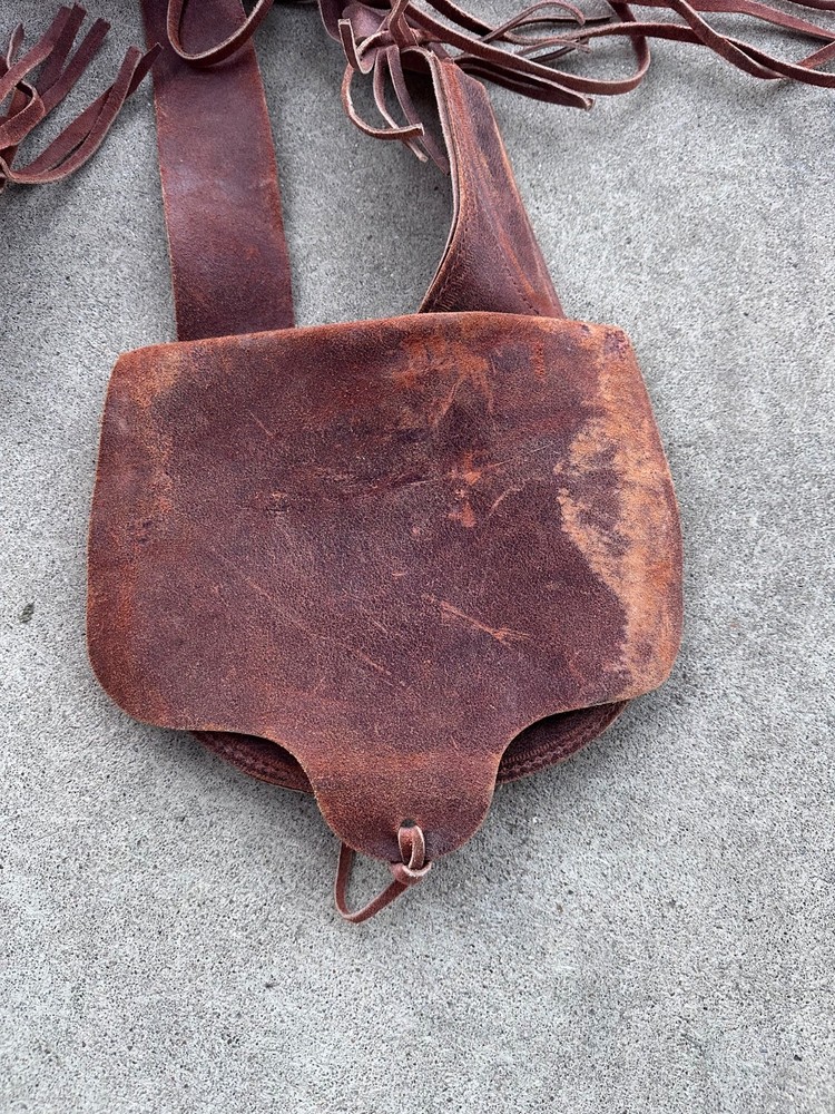Vintage LEATHER MUZZLELOADER POSSIBLES POUCH BAG