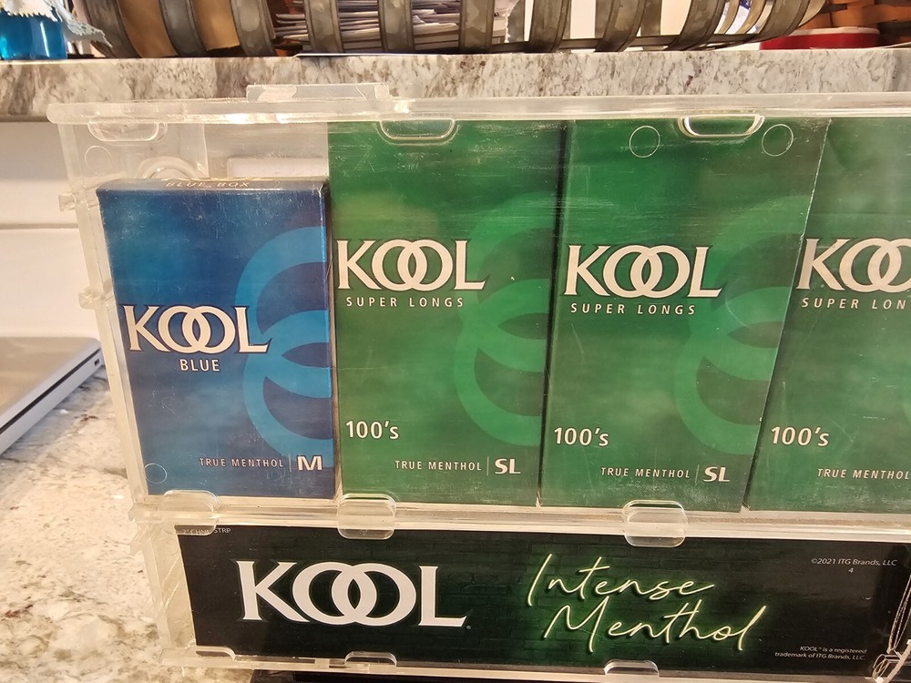 vintage kool cigarette advertising Counter Display (GT)