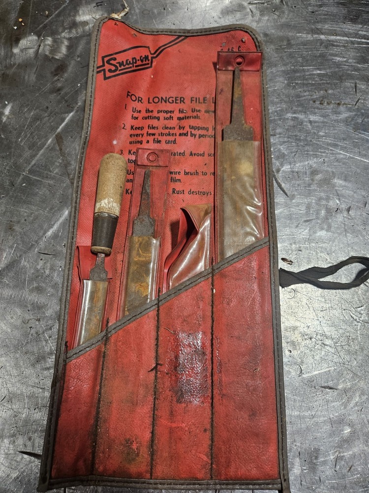 Snap On Tools C-46-B File Holder Roll Pouch Case Tool Organizer