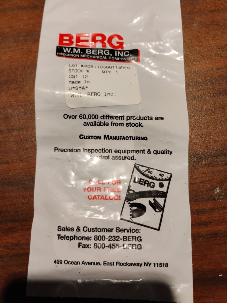 Berg CG1-12 Split Hub Clamp