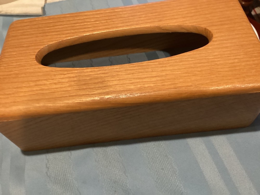 New Solid Wood Tissue Box Cover