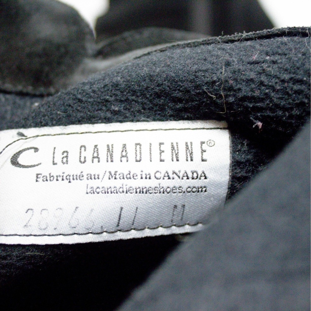 La CANADIENNE Black Leather Booties
