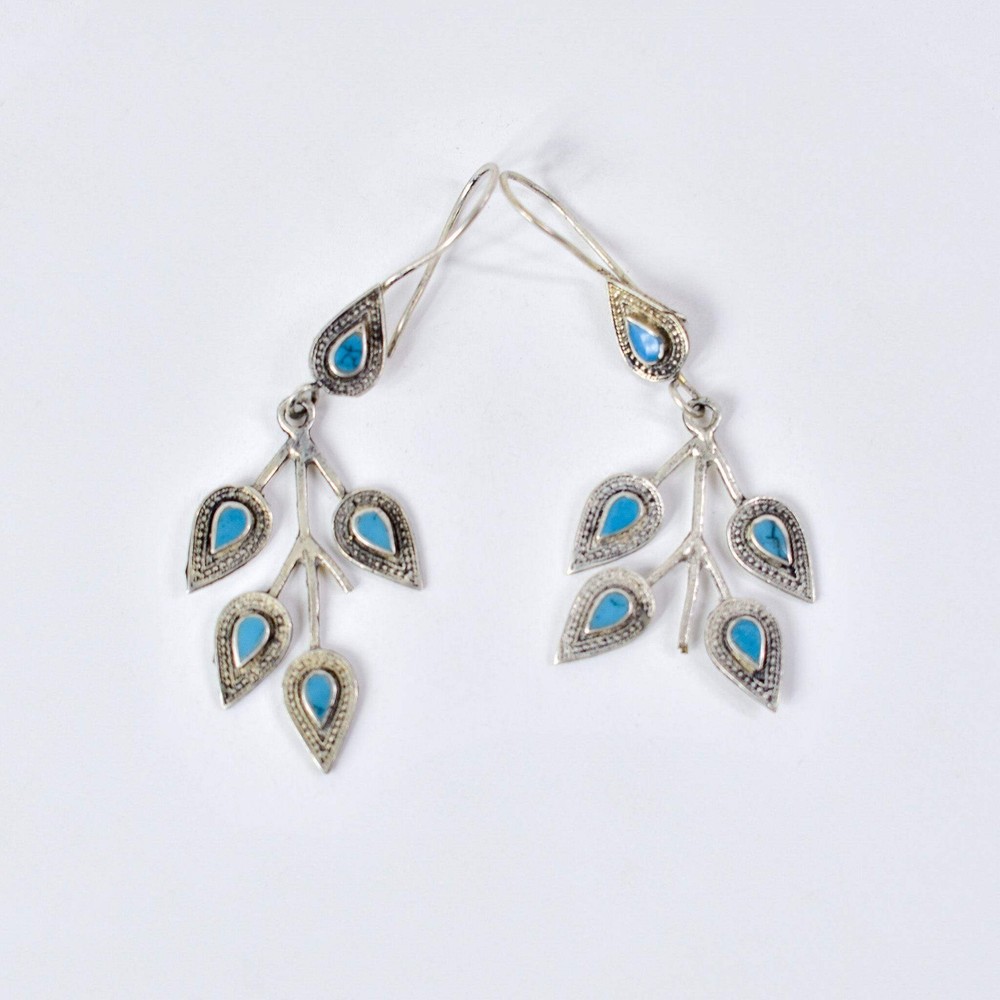 Silver Turquoise Earrings