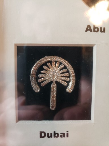 7 Square Framed Arabian Silver Pins