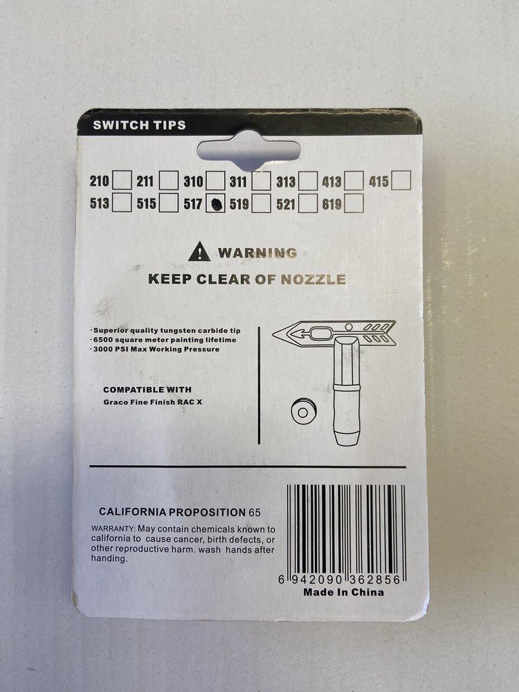 Aero pro Airless Paint Sprayer Switch Tips