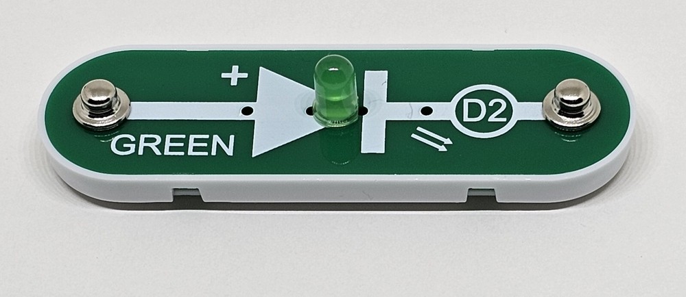 Snap Circuits Elenco D2 Green Light Emitting Diode Replacement Part Snap Arcade