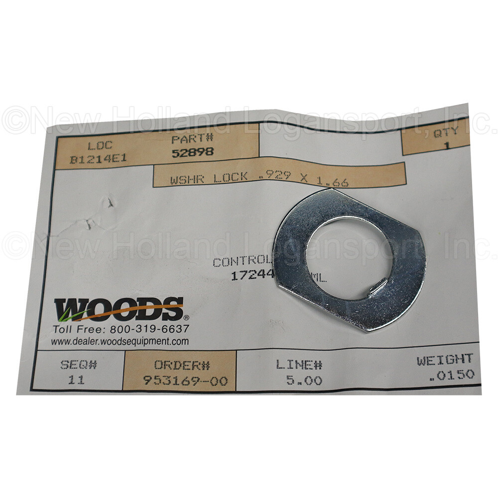 Woods Washer Part # 52898