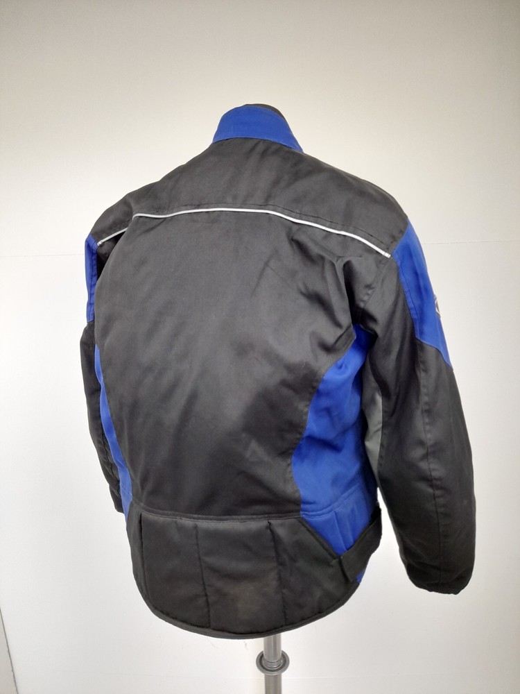 Rayven Armoured Textile Motorcycle Jacket Blue Black Size M