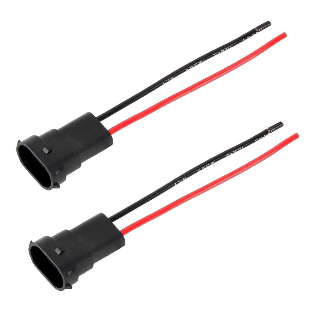 Wire Pigtail Male 880 H27 Two Harness Fog Light Replace Socket Connector Plug OE