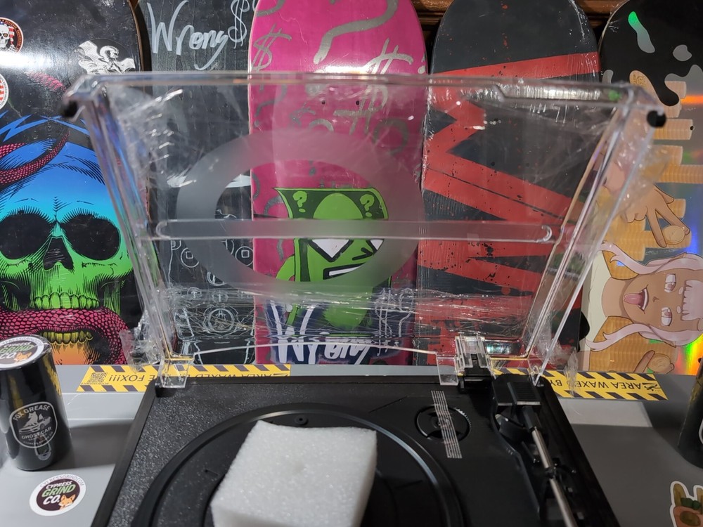 WOCKODER Record Player Bluetooth Turntable 3 Speed Built-in Speakers