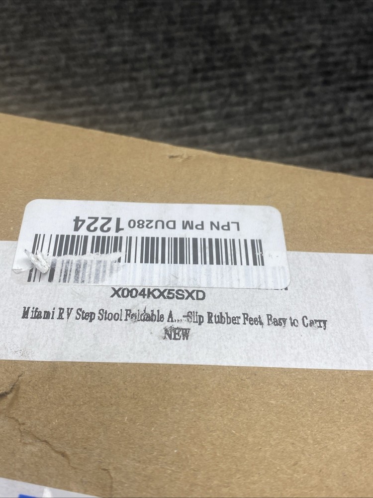 RV step stool foldable non-slip easy to carry step stool