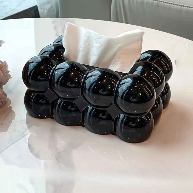 Cloud Shape Tissue Box Holder Plastic Napkin Case Tabletop Home Decor