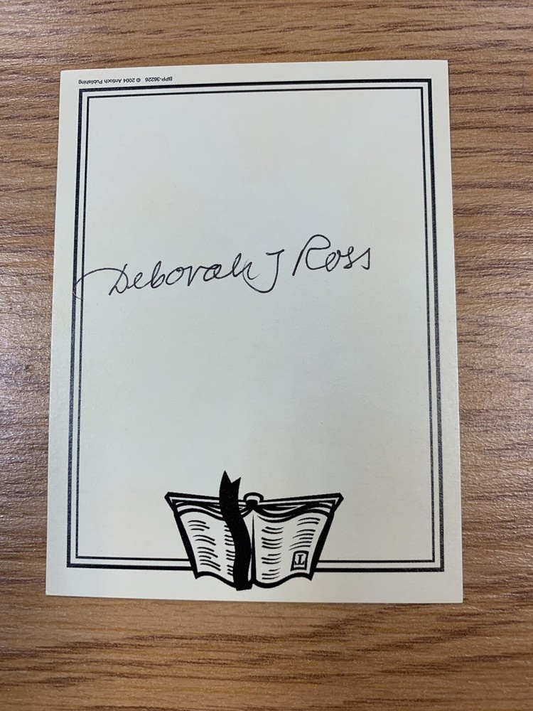 Deborah J. Ross Author Signed Bookplate Autographed New
