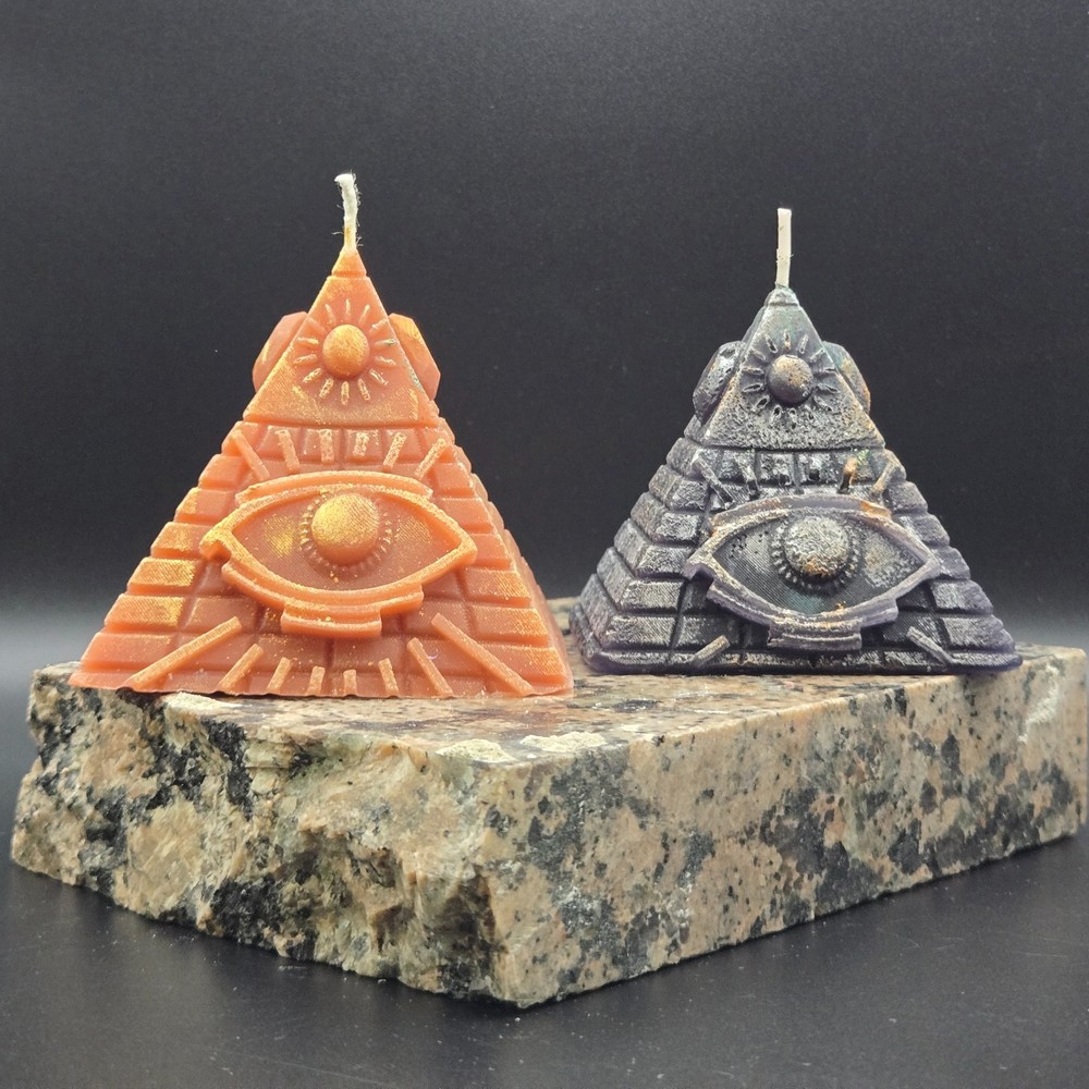 Pyramid Magical Candle – Manifestation, Power & Sacred Alignment