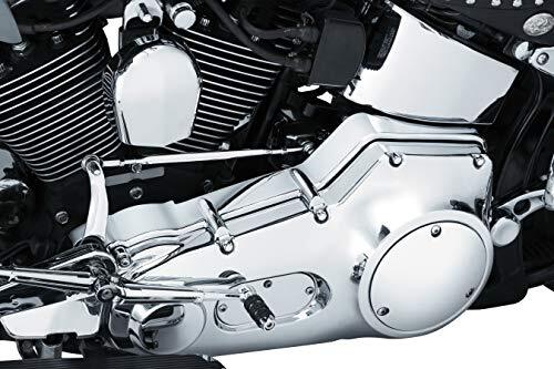 Kuryakyn Motorcycle Engine Accessory: Inner Primary Cover Chrome, black
