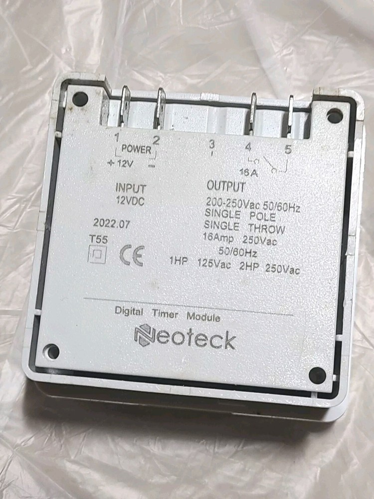 Neoteck 16A LCD Digital Electronic Programmable Timer Module 12 Volt