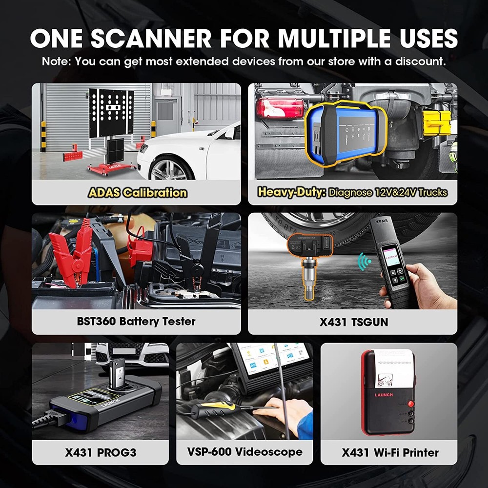 LAUNCH X431 V+ Elite Bidirectional Scanner Tool Car Diagnostic Scanner Coding