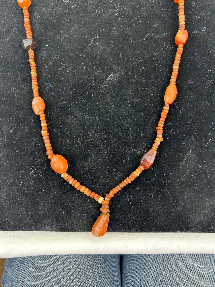 Ancient Bactrian Agate and Carnelian Beads