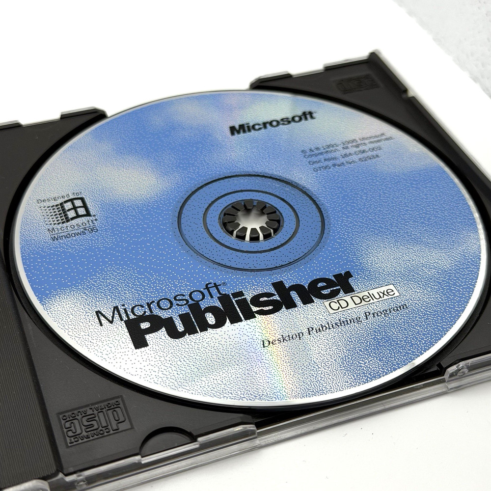Microsoft Publisher CD Deluxe For Windows 95