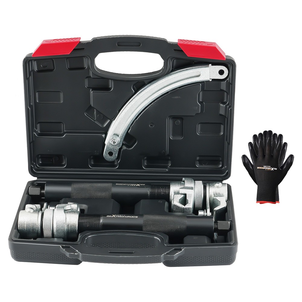 Coil Spring Compression Tool Set 2646lbs Capacity 220-310mm Adjustable 3PCS