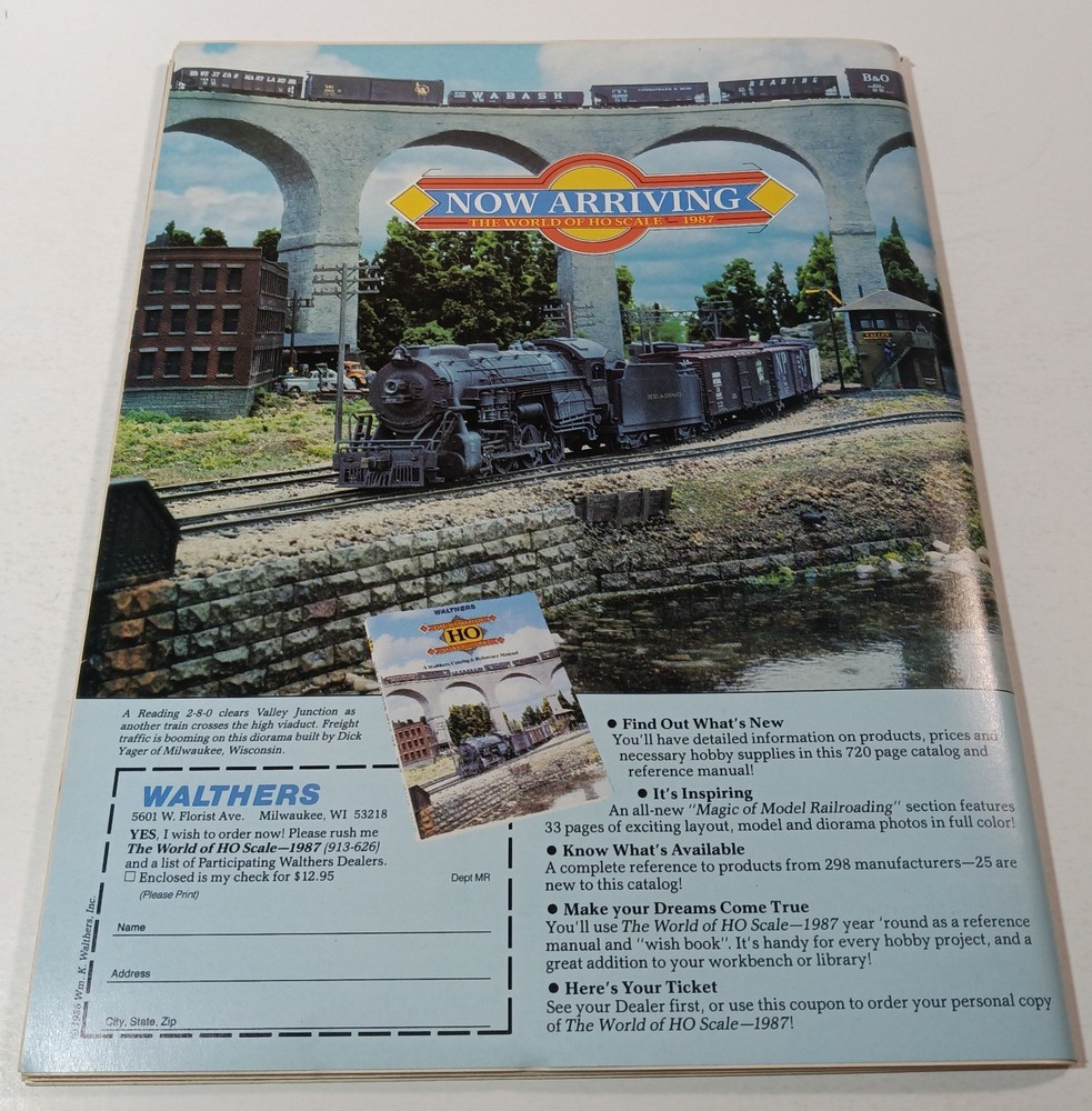 Model Railroader Magazine (November, 1986)
