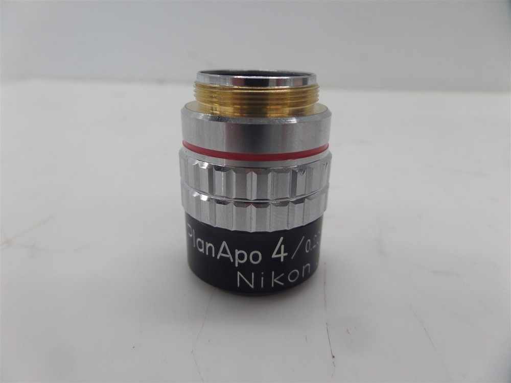 Nikon PlanApo 4/0.20 160/- Microscope Objective
