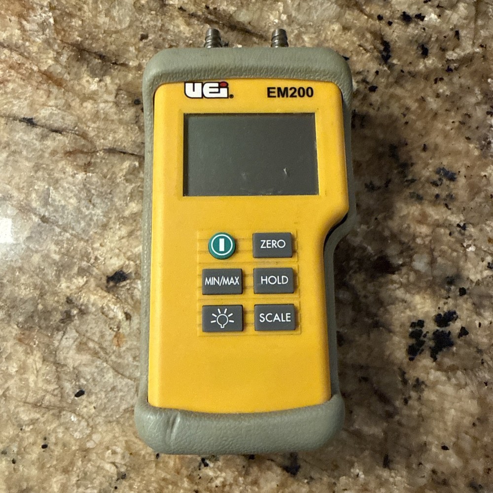 UEI Test Instruments EM200 Dual Input Digital Input Manometer with Case