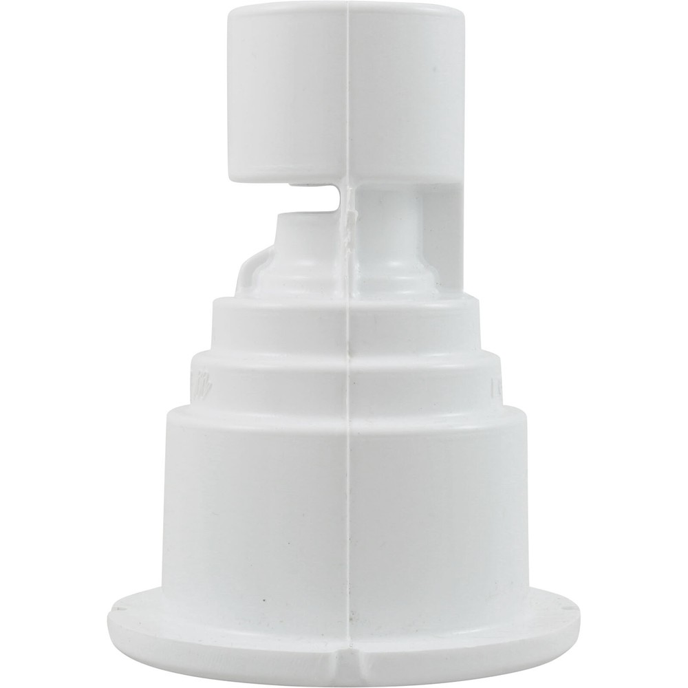 Wall Fitting, WW Poly Storm Gunite, Built-In, Wht, Thread-In