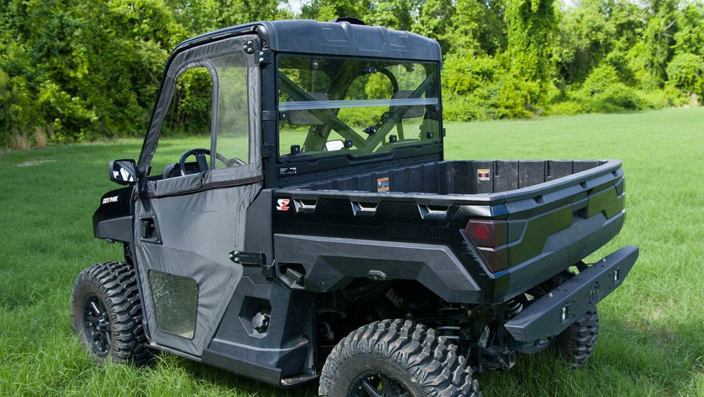Polaris Ranger XP 900 Folding Rear Windshield Back Window Dust Panel 2013-2019