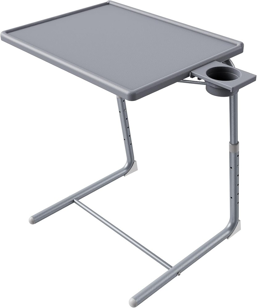 Adjustable TV Tray Table TV Dinner Tray on Bed & Sofa Comfortable Folding Table