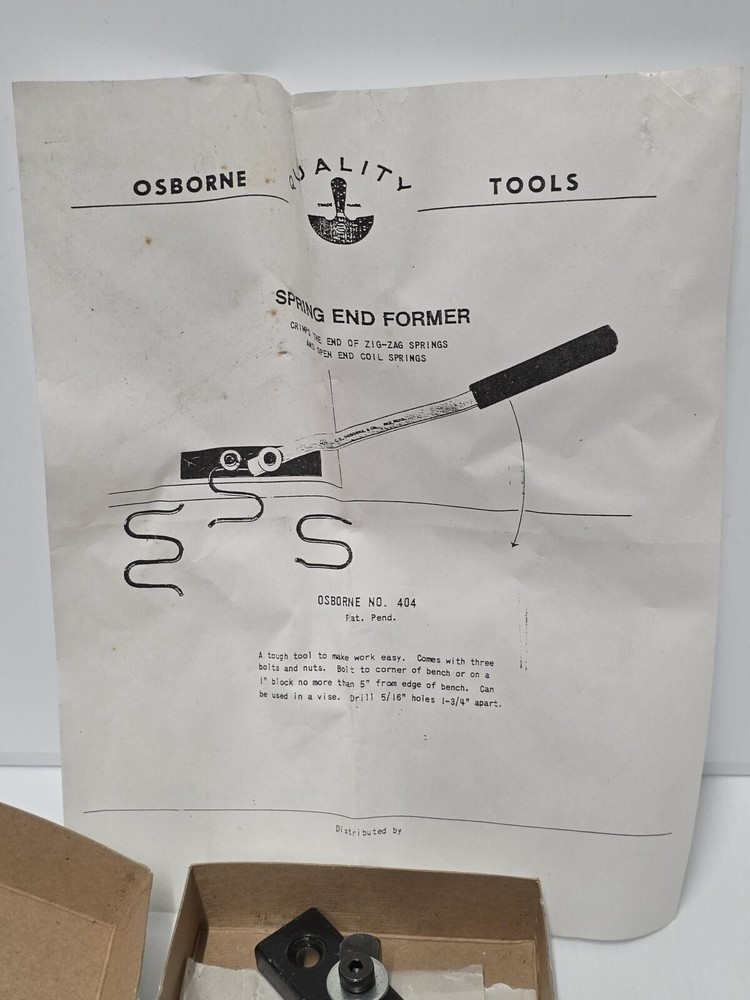 C.S. Osborne Spring End Former