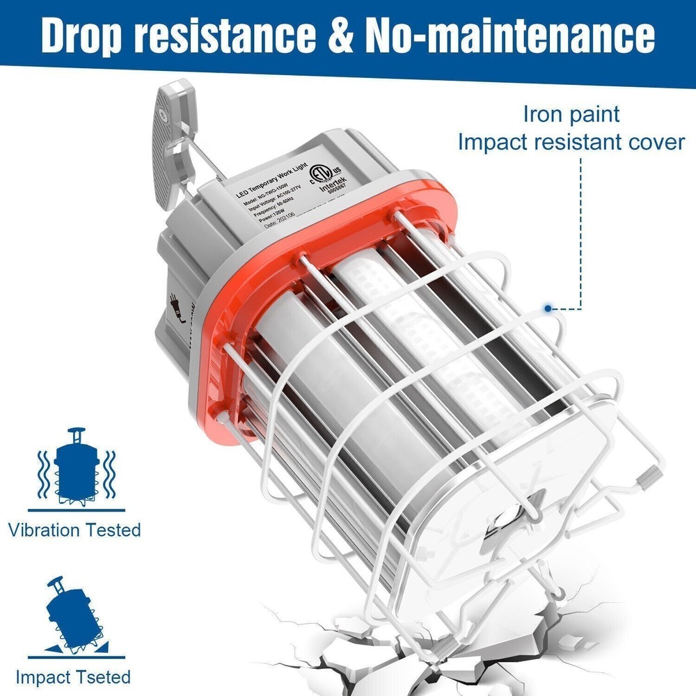150W LED Temporary Construction Work Light Tunel Job Site Workshop Garage Light