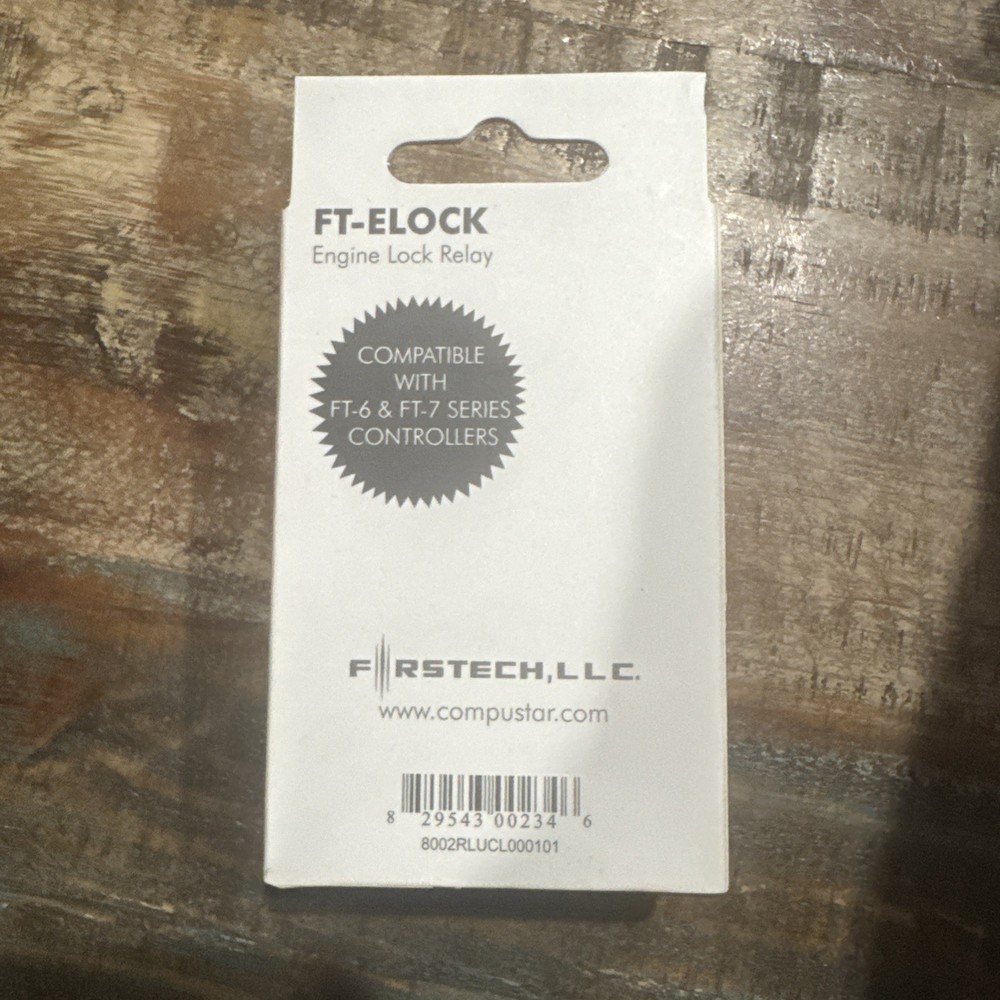 Engine Lock Relay Starter Kill Alarm Engine Disable Compustar Firstech FT-ELOCK
